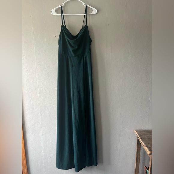 ash crepe dress birdy grey Twilight Bridesmaid Dress Crepe Size 2XL